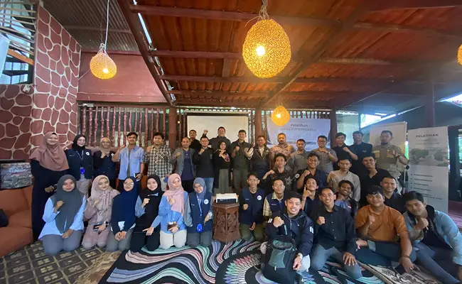 Yogi Bagus Prasetyo mengikuti pelatihan jurnalistik kebencanaan oleh MDMC